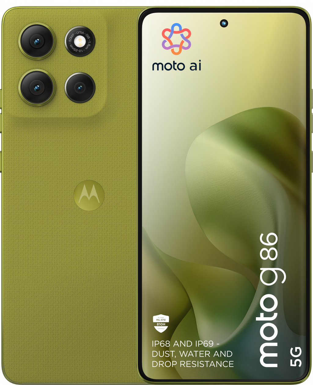Смартфон Motorola Moto G86 POWER 5G PANTONE 12/256GB Golden Cypress